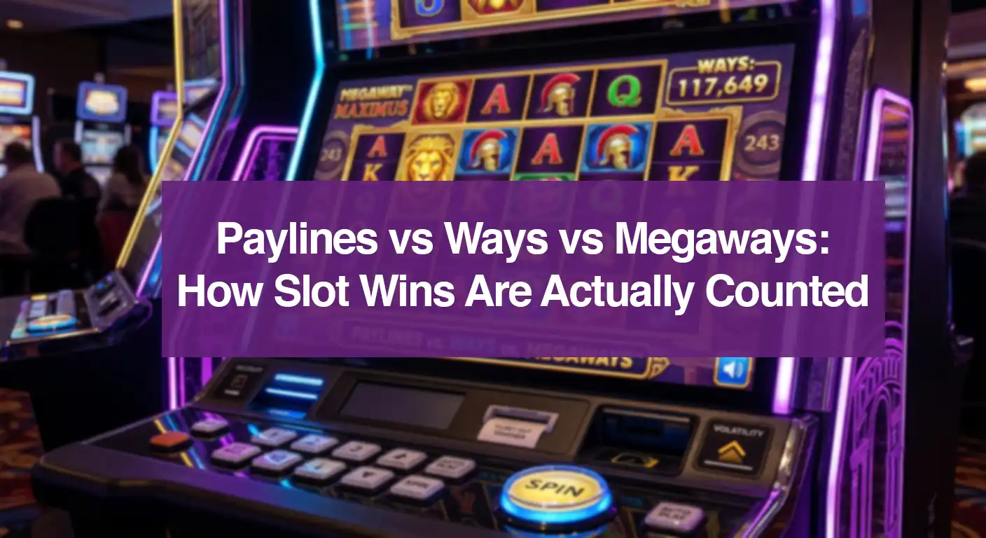Paylines vs Ways vs Megaways: How Slot Wins Are Actually Counted 1 Paylines vs Ways vs Megaways: How Slot Wins Are Actually Counted